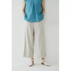 【ヒューマンウーマン/HUMAN WOMAN】の麻混ワイドパンツ グレージュ|ID: prp329100004435849 ipo3291000000030984265