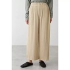 【ヒューマンウーマン/HUMAN WOMAN】のランダムミニリブ裏毛パンツ ベージュ|ID: prp329100004435921 ipo3291000000030984649
