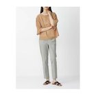 【ヒューマンウーマン/HUMAN WOMAN】のオーガニックコットン混サテンストレッチパンツ セージ|ID: prp329100004435926 ipo3291000000030984678