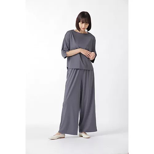 【ヒューマンウーマン/HUMAN WOMAN】のプレ-ティング天竺 パンツ インテリア・キッズ・メンズ・レディースファッション・服の通販 founy(ファニー) https://founy.com/ ファッション Fashion レディースファッション WOMEN パンツ Pants カットソー Cut And Sew シンプル Simple スタンダード Standard ダブル Double フェイス Face ボトム Bottom 秋 Autumn/Fall |ID: prp329100004435962 ipo3291000000030984829