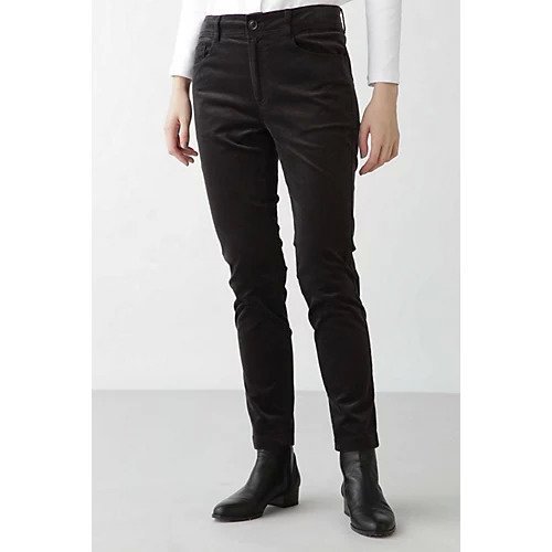 【ヒューマンウーマン/HUMAN WOMAN】の別珍ストレッチパンツ インテリア・キッズ・メンズ・レディースファッション・服の通販 founy(ファニー) https://founy.com/ ファッション Fashion レディースファッション WOMEN パンツ Pants ストレッチ Stretch デニム Denim ベーシック Basic ボトム Bottom ポケット Pocket A/W・秋冬 Aw・Autumn/Winter・Fw・Fall-Winter |ID: prp329100004436116 ipo3291000000030985552