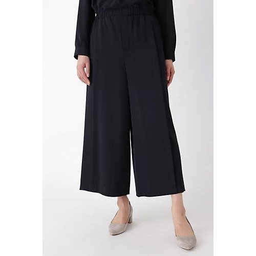 【ヒューマンウーマン/HUMAN WOMAN】の《arrive paris》ストレッチツイル ワイドクロップド パンツ インテリア・キッズ・メンズ・レディースファッション・服の通販 founy(ファニー) https://founy.com/ ファッション Fashion レディースファッション WOMEN パンツ Pants クロップド Cropped ストレッチ Stretch フレア Flare |ID: prp329100004436288 ipo3291000000030986264