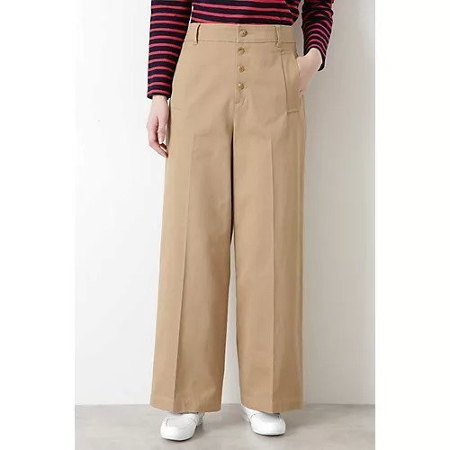 【ヒューマンウーマン/HUMAN WOMAN】のサイロギャバパンツ インテリア・キッズ・メンズ・レディースファッション・服の通販 founy(ファニー) https://founy.com/ ファッション Fashion レディースファッション WOMEN パンツ Pants フロント Front ベーシック Basic ポケット Pocket |ID: prp329100004436291 ipo3291000000030986279