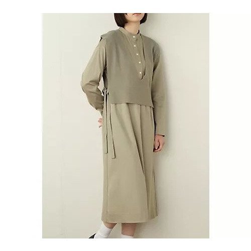 【ヒューマンウーマン/HUMAN WOMAN】のベストセットワンピース インテリア・キッズ・メンズ・レディースファッション・服の通販 founy(ファニー) https://founy.com/ ファッション Fashion レディースファッション WOMEN アウター Coat Outerwear おすすめ Recommend カットソー Cut And Sew シンプル Simple ジャージー Jersey スタンダード Standard セットアップ Set Up ベスト Vest リボン Ribbon |ID: prp329100004436352 ipo3291000000030986530