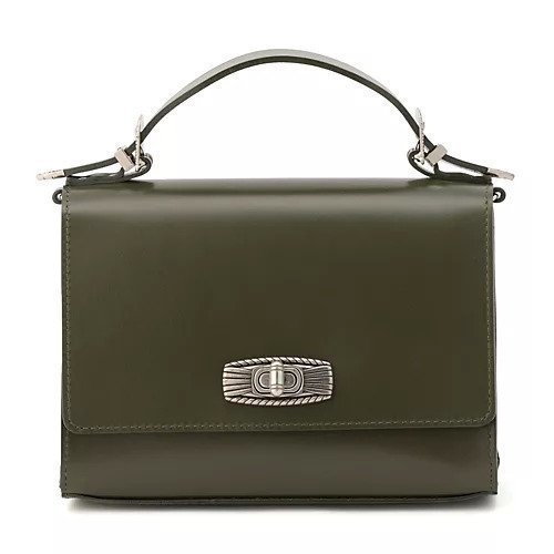 【トーガ トゥ/TOGA TOO】のLeather shoulder bag インテリア・キッズ・メンズ・レディースファッション・服の通販 founy(ファニー) 　ファッション　Fashion　レディースファッション　Ladies' Fashion Online　バッグ　Bag　2025年　2025　2025春夏・S/S　Ss,Spring/Summer,2025　ウエスタン　Western　ショルダー　Shoulder　チェーン　Chain　ハンドバッグ　Handbag　フォルム　Form　フラップ　Flap　ミックス　Mix　エレガント 上品　Elegant　KHAKI|ID: prp329100004436354 ipo3291000000032525671