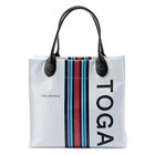 【トーガ/TOGA】のLogo tote bag small 人気、トレンドファッション・服の通販 founy(ファニー) ファッション Fashion レディースファッション WOMEN バッグ Bag 2025年 2025 2025春夏・S/S Ss,Spring/Summer,2025 カラフル Colorful ストライプ Stripe パッチ Patch プリント Print ポケット Pocket thumbnail WHITE|ID: prp329100004436372 ipo3291000000030986609