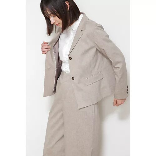 【ヒューマンウーマン/HUMAN WOMAN】の≪Japan couture≫テーラードジャケット インテリア・キッズ・メンズ・レディースファッション・服の通販 founy(ファニー) https://founy.com/ ファッション Fashion レディースファッション WOMEN アウター Coat Outerwear ジャケット Jackets テーラードジャケット Tailored Jackets おすすめ Recommend シンプル Simple ジャケット Jacket スタンダード Standard ストライプ Stripe ストレッチ Stretch セットアップ Set Up リネン Linen リラックス Relax |ID: prp329100004436795 ipo3291000000031013083