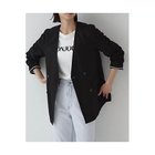 【ヒューマンウーマン/HUMAN WOMAN】のノーカラーダブルジャケット ブラック|ID: prp329100004436833 ipo3291000000030988467
