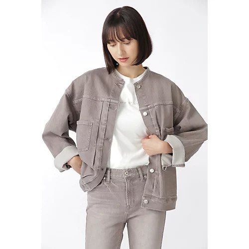 【ヒューマンウーマン/HUMAN WOMAN】の≪arrive 5e≫デニムブルゾン インテリア・キッズ・メンズ・レディースファッション・服の通販 founy(ファニー) https://founy.com/ ファッション Fashion レディースファッション WOMEN アウター Coat Outerwear ブルゾン Blouson/Jackets スタンダード Standard ダウン Down デニム Denim フェミニン Feminine ブルゾン Blouson リラックス Relax |ID: prp329100004436910 ipo3291000000030988774