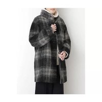 【ヒューマンウーマン/HUMAN WOMAN】のスライバースタンドカラーコート 人気、トレンドファッション・服の通販 founy(ファニー) ファッション Fashion レディースファッション WOMEN アウター Coat Outerwear コート Coats チェック Check フェイクスエード Faux Suede ポケット Pocket |ID:prp329100004436989