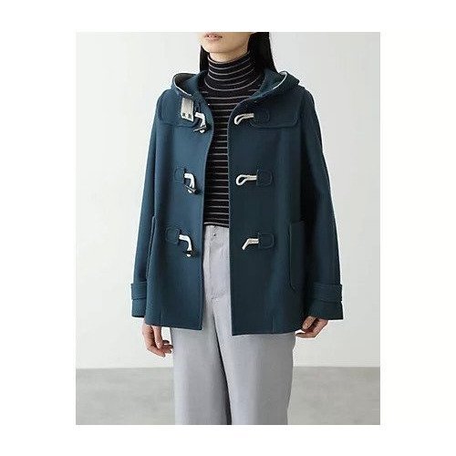 【ヒューマンウーマン/HUMAN WOMAN】の≪Japan Couture≫メルトンコート インテリア・キッズ・メンズ・レディースファッション・服の通販 founy(ファニー) https://founy.com/ ファッション Fashion レディースファッション WOMEN アウター Coat Outerwear コート Coats ダッフルコート Duffel Coat メルトン Melton |ID: prp329100004437016 ipo3291000000030989201