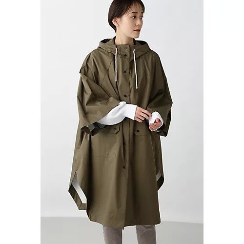 【ヒューマンウーマン/HUMAN WOMAN】の≪arrive 5e≫2N層STツイルコート インテリア・キッズ・メンズ・レディースファッション・服の通販 founy(ファニー) https://founy.com/ ファッション Fashion レディースファッション WOMEN アウター Coat Outerwear コート Coats ストレッチ Stretch スピンドル Spindle ドット Dot バランス Balance ビッグ Big ポンチョ Poncho |ID: prp329100004437022 ipo3291000000030989229