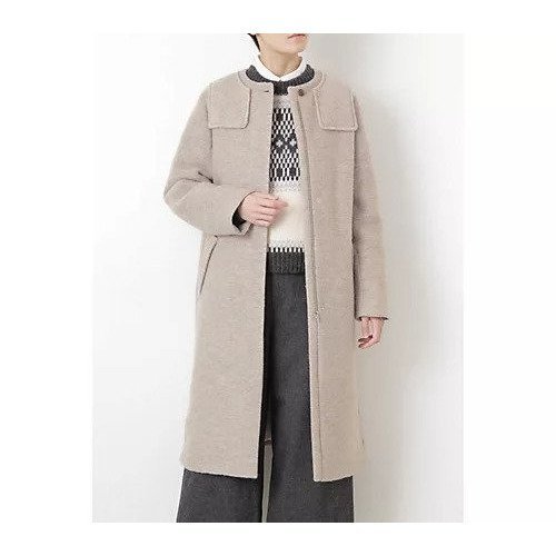 【ヒューマンウーマン/HUMAN WOMAN】のスライバーロングコート インテリア・キッズ・メンズ・レディースファッション・服の通販 founy(ファニー) https://founy.com/ ファッション Fashion レディースファッション WOMEN アウター Coat Outerwear コート Coats ストール Stall フロント Front ロング Long ワイド Wide |ID: prp329100004437097 ipo3291000000030989538
