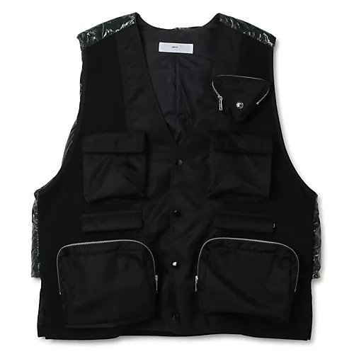 【トーガ ビリリース/TOGA VIRILIS / MEN】のCoating taffeta vest インテリア・キッズ・メンズ・レディースファッション・服の通販 founy(ファニー) https://founy.com/ ファッション Fashion メンズファッション MEN アウター Coats Outerwear/Men 2023年 2023 2023-2024秋冬・A/W Aw/Autumn/Winter//Fw/Fall-Winter/2023-2024 おすすめ Recommend アウトドア Outdoor コンビ Combination フラップ Flap ベスト Vest ポケット Pocket |ID: prp329100004437137 ipo3291000000030989698