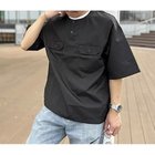 【ノーリーズ グッドマン/NOLLEY'S goodman / MEN】の【TAION/タイオン】ノンダウン ミリタリー ヘンリーネックカットソー 25SS ブラック|ID: prp329100004437140 ipo3291000000031718897
