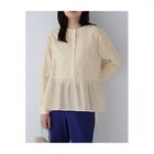 【ヒューマンウーマン/HUMAN WOMAN】の綿シルクローンウォッシャブルブラウス エクリュ|ID: prp329100004437971 ipo3291000000030997438