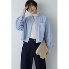 【ヒューマンウーマン/HUMAN WOMAN】のコーデュロイシャツ ブルー|ID: prp329100004437972 ipo3291000000030997440