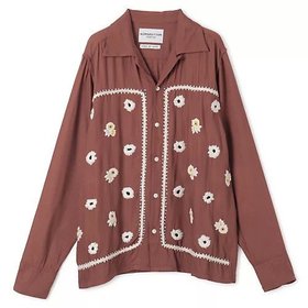 【ノーマリズム テキスタイル/NOMARHYTHM TEXTILE】のBandana Hand Embroidery Shirt 人気、トレンドファッション・服の通販 founy(ファニー) ファッション Fashion レディースファッション WOMEN トップス・カットソー Tops/Tshirt シャツ/ブラウス Shirts/Blouses ウエスタン Western ハンド Hand モダン Modern |ID:prp329100004440254