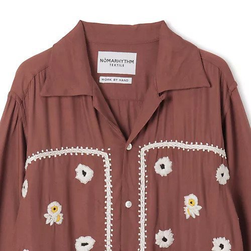 【ノーマリズム テキスタイル/NOMARHYTHM TEXTILE】のBandana Hand Embroidery Shirt 人気、トレンドファッション・服の通販 founy(ファニー) 　ファッション　Fashion　レディースファッション　WOMEN　トップス・カットソー　Tops/Tshirt　シャツ/ブラウス　Shirts/Blouses　ウエスタン　Western　ハンド　Hand　モダン　Modern　other-3|ID: prp329100004440254 ipo3291000000031255645
