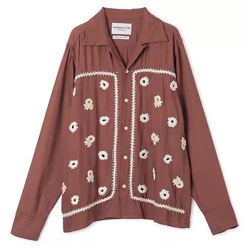 【ノーマリズム テキスタイル/NOMARHYTHM TEXTILE】のBandana Hand Embroidery Shirt インテリア・キッズ・メンズ・レディースファッション・服の通販 founy(ファニー) https://founy.com/ ファッション Fashion レディースファッション Fashion for Women トップス・カットソー Cut & Sew Tops シャツ・ブラウス・オフィスカジュアル Elegant Blouses & Button-Ups ウエスタン Western Style ハンド Hand, Handmade モダン Modern, Contemporary |ID: prp329100004440254 ipo3291000000034909678