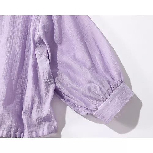 【ル グラジック/LE GLAZIK】のCOLLARLESS SHIRT 人気、トレンドファッション・服の通販 founy(ファニー) 　ファッション　Fashion　レディースファッション　Ladies' Fashion Online　トップス・カットソー　Tops/Tshirt　シャツ/ブラウス　Shirts/Blouses　ギャザー　Gather　シアー　Sheer　ストライプ　Stripe　今季　This Season　other-2|ID: prp329100004440255 ipo3291000000032001243