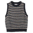 【コーヘン/Coohem】のSUKASHI BORDER KNIT V/T 人気、トレンドファッション・服の通販 founy(ファニー) ファッション Fashion レディースファッション Fashion for Women トップス・カットソー Cut & Sew Tops ニット Knit Tops & Sweaters ボーダー Border, Stripe 洗える Machine Washable thumbnail NAVY|ID: prp329100004440257 ipo3291000000034323810