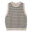 【コーヘン/Coohem】のSUKASHI BORDER KNIT V/T 人気、トレンドファッション・服の通販 founy(ファニー) ファッション Fashion レディースファッション Fashion for Women トップス・カットソー Cut & Sew Tops ニット Knit Tops & Sweaters ボーダー Border, Stripe 洗える Machine Washable thumbnail IVORY|ID: prp329100004440257 ipo3291000000034323812
