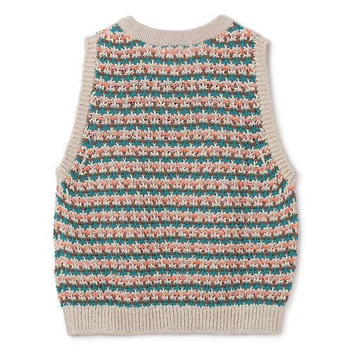 【コーヘン/Coohem】のSUKASHI BORDER KNIT V/T 人気、トレンドファッション・服の通販 founy(ファニー)  ファッション Fashion レディースファッション Fashion for Women トップス・カットソー Cut & Sew Tops ニット Knit Tops & Sweaters ボーダー Border, Stripe 洗える Machine Washable other-2|ID: prp329100004440257 ipo3291000000034323813