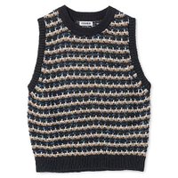 【コーヘン/Coohem】のSUKASHI BORDER KNIT V/T 人気、トレンドファッション・服の通販 founy(ファニー) ファッション Fashion レディースファッション Fashion for Women トップス・カットソー Cut & Sew Tops ニット Knit Tops & Sweaters ボーダー Border, Stripe 洗える Machine Washable |ID:prp329100004440257