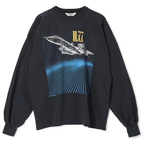 【オブラダ/Oblada】のSPACE LONG TEE インテリア・キッズ・メンズ・レディースファッション・服の通販 founy(ファニー) https://founy.com/ ファッション Fashion レディースファッション WOMEN プリント Print ユーズド Used ロング Long 洗える Washable |ID: prp329100004441238 ipo3291000000031036676