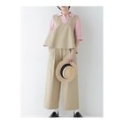 【ヒューマンウーマン/HUMAN WOMAN】のコットンナイロンソフトツイルセットアップ ベージュ|ID: prp329100004441242 ipo3291000000033878219
