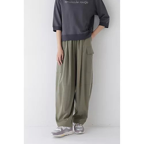 【ヒューマンウーマン/HUMAN WOMAN】のキュプラポリエステル フィブリルサテンストレッチパンツ インテリア・キッズ・メンズ・レディースファッション・服の通販 founy(ファニー) https://founy.com/ ファッション Fashion レディースファッション WOMEN パンツ Pants おすすめ Recommend ジャケット Jacket スタンダード Standard ヴィンテージ Vintage |ID: prp329100004441248 ipo3291000000031036734