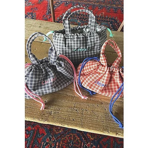 【マージュール/marjour】のCOOL LUNCH BAG インテリア・キッズ・メンズ・レディースファッション・服の通販 founy(ファニー) https://founy.com/ ファッション Fashion レディースファッション WOMEN バッグ Bag スクエア Square チェック Check プリント Print ラウンド Round |ID: prp329100004441256 ipo3291000000031036775
