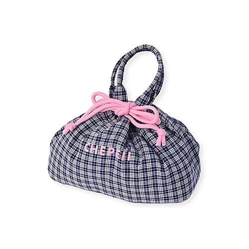 【マージュール/marjour】のCOOL LUNCH BAG インテリア・キッズ・メンズ・レディースファッション・服の通販 founy(ファニー) 　ファッション　Fashion　レディースファッション　WOMEN　バッグ　Bag　スクエア　Square　チェック　Check　プリント　Print　ラウンド　Round　NAVY|ID: prp329100004441256 ipo3291000000031036780