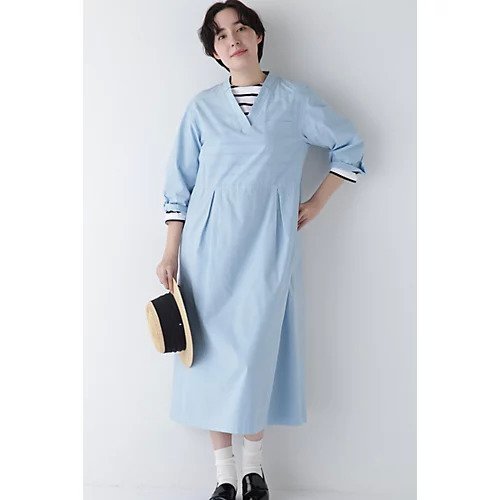 【ヒューマンウーマン/HUMAN WOMAN】の製品染め刻み衿ワンピース インテリア・キッズ・メンズ・レディースファッション・服の通販 founy(ファニー) https://founy.com/ ファッション Fashion レディースファッション WOMEN ワンピース Dress おすすめ Recommend スタンダード Standard タンク Tank ポケット Pocket |ID: prp329100004442605 ipo3291000000031051084