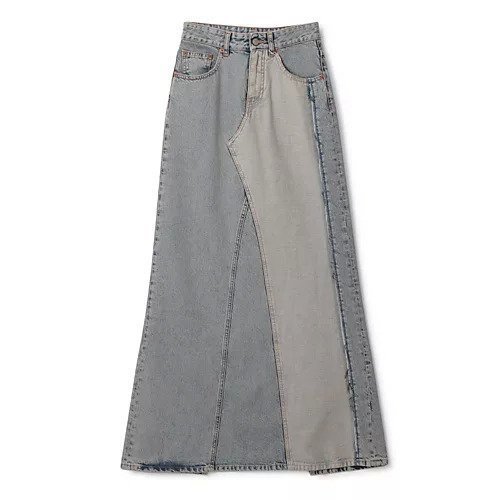 【エムエム6 メゾン マルタン マルジェラ/MM6 Maison Martin Margiela】のLong Skirt インテリア・キッズ・メンズ・レディースファッション・服の通販 founy(ファニー) 　ファッション　Fashion　レディースファッション　WOMEN　スカート　Skirt　ロングスカート　Long Skirt　2024年　2024　2024-2025秋冬・A/W　Aw/Autumn/Winter/Fw/Fall/2024-2025　デニム　Denim　リメイク　Remake　ロング　Long　洗える　Washable　Light Blue|ID: prp329100004442636 ipo3291000000032164911