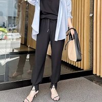 【リエミラー/Rie Miller】の《セットアップ対応》《手洗い可能》ダンボールジョーゼット裾リブジョガーパンツ 人気、トレンドファッション・服の通販 founy(ファニー) ファッション Fashion レディースファッション WOMEN セットアップ Setup パンツ Pants 2025年 2025 2025春夏・S/S Ss,Spring/Summer,2025 おすすめ Recommend カットソー Cut And Sew ジョーゼット Georgette セットアップ Set Up ドレープ Drape 旅行 Travel ビジネス 仕事 通勤 Business |ID:prp329100004442639