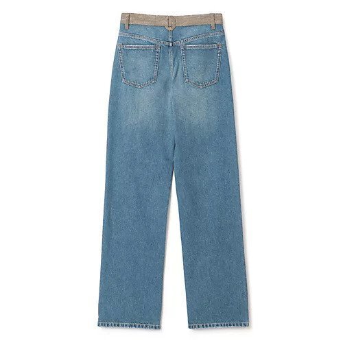 【ステラ マッカートニー/STELLA McCARTNEY】のTWEED AND DENIM JEANS 人気、トレンドファッション・服の通販 founy(ファニー) 　ファッション　Fashion　レディースファッション　Ladies' Fashion Online　2024年　2024　2024-2025秋冬・A/W　Aw/Autumn/Winter/Fw/Fall/2024-2025　デニム　Denim　ハイライズ　High Rise　バランス　Balance　ヘリンボーン　Herringbone　リメイク　Remake　other-2|ID: prp329100004442644 ipo3291000000031252961