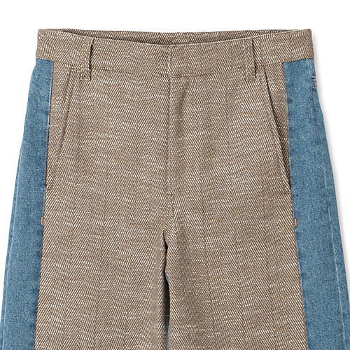 【ステラ マッカートニー/STELLA McCARTNEY】のTWEED AND DENIM JEANS 人気、トレンドファッション・服の通販 founy(ファニー) 　ファッション　Fashion　レディースファッション　Ladies' Fashion Online　2024年　2024　2024-2025秋冬・A/W　Aw/Autumn/Winter/Fw/Fall/2024-2025　デニム　Denim　ハイライズ　High Rise　バランス　Balance　ヘリンボーン　Herringbone　リメイク　Remake　other-3|ID: prp329100004442644 ipo3291000000031252963