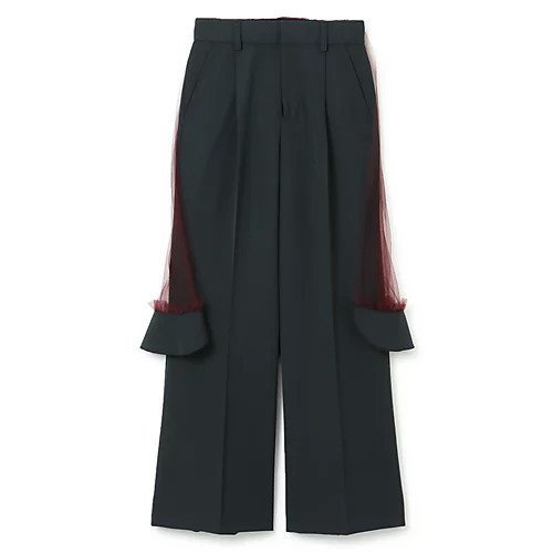 【カラー/kolor】のPants 人気、トレンドファッション・服の通販 founy(ファニー) 　ファッション　Fashion　レディースファッション　WOMEN　パンツ　Pants　チュール　Tulle　フリル　Frills　ロング　Long　今季　This Season　 other-1|ID: prp329100004442700 ipo3291000000031715561