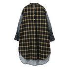 【テルマ/TELMA】のCOMBI SHIRTS DRESS BLK&#215;YEL|ID: prp329100004442765 ipo3291000000032165171