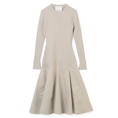 【スリーワン フィリップリム/3.1 Phillip Lim】のVISCOSE KNIT POPLIN LS COMBO DRESS インテリア・キッズ・メンズ・レディースファッション・服の通販 founy(ファニー) https://founy.com/ ファッション Fashion レディースファッション WOMEN トップス・カットソー Tops/Tshirt ニット Knit Tops ワンピース Dress ドレス Party Dresses 2023年 2023 2023-2024秋冬・A/W Aw/Autumn/Winter//Fw/Fall-Winter/2023-2024 シンプル Simple バランス Balance メタル Metal リブニット Rib Knit |ID: prp329100004442782 ipo3291000000031806405