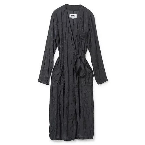 【エムエム6 メゾン マルタン マルジェラ/MM6 Maison Martin Margiela】のCOAT インテリア・キッズ・メンズ・レディースファッション・服の通販 founy(ファニー) 　ファッション　Fashion　レディースファッション　WOMEN　アウター　Coat Outerwear　コート　Coats　2023年　2023　2023春夏・S/S　Ss,Spring/Summer,2023　アシンメトリー　Asymmetry　ガウン　Gown　ドレス　Dress　ポケット　Pocket　Black|ID: prp329100004442830 ipo3291000000032165241