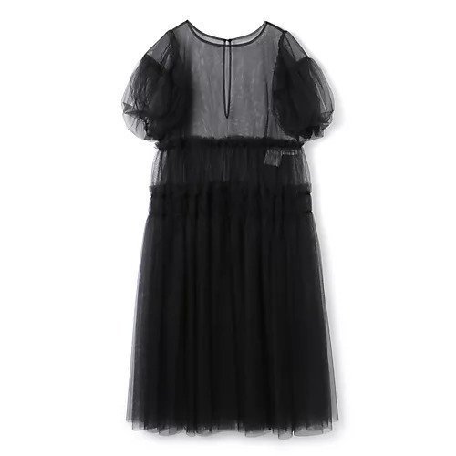 【チカ キサダ/CHIKA KISADA】のワンピース インテリア・キッズ・メンズ・レディースファッション・服の通販 founy(ファニー) 　ファッション　Fashion　レディースファッション　WOMEN　ワンピース　Dress　2024年　2024　2024春夏・S/S　Ss,Spring/Summer,2024　ギャザー　Gather　クラシカル　Classical　スリーブ　Sleeve　フリル　Frills　Black|ID: prp329100004442865 ipo3291000000031807276