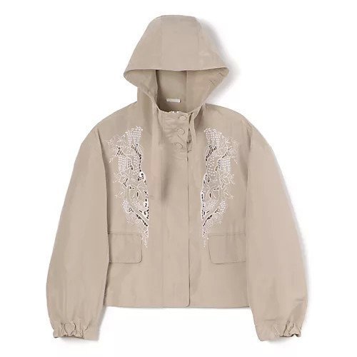 【テルマ/TELMA】のEmbroidered Blouson インテリア・キッズ・メンズ・レディースファッション・服の通販 founy(ファニー) https://founy.com/ ファッション Fashion レディースファッション Ladies' Fashion Online アウター Coat Outerwear ブルゾン Blouson/Jackets 2024年 2024 2024春夏・S/S Ss,Spring/Summer,2024 コンパクト Compact シンプル Simple ドローコード Draw Cord フェミニン Feminine ブルゾン Blouson |ID: prp329100004443164 ipo3291000000031214791