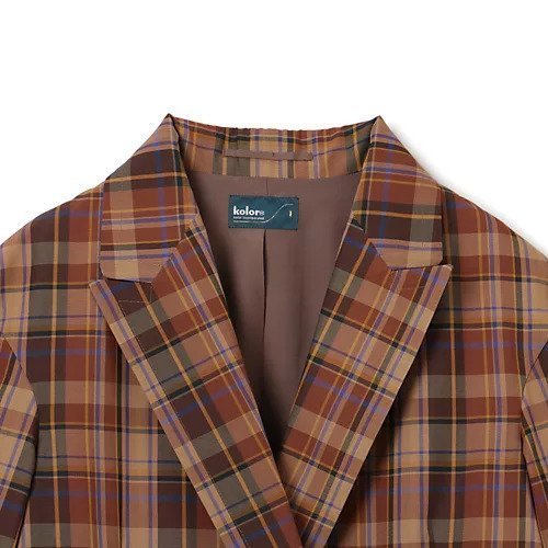 【カラー/kolor】のJK 人気、トレンドファッション・服の通販 founy(ファニー) 　ファッション　Fashion　レディースファッション　WOMEN　2022年　2022　2022 春夏 S/S　Ss,Spring/Summer,2022　クラシカル　Classical　ジャケット　Jacket　チェック　Check　テーラード　Tailored　other-3|ID: prp329100004443167 ipo3291000000032166029