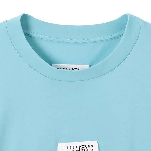 【エムエム6 メゾン マルタン マルジェラ/MM6 Maison Martin Margiela】のT-SHIRT 人気、トレンドファッション・服の通販 founy(ファニー) 　ファッション　Fashion　レディースファッション　Fashion for Women　トップス・カットソー　Cut & Sew Tops　シャツ・ブラウス・オフィスカジュアル　Elegant Blouses & Button-Ups　ロングTシャツ・Tシャツ　Longline T-Shirts & Tees　2025年　2025　2025春夏・S/S　Spring/Summer 2025 SS25　モノトーン　Monotone, Black and White　今季　This Season, Current Season　半袖　Short Sleeve, Half Sleeve　洗える　Machine Washable　other-3|ID: prp329100004444812 ipo3291000000035315690