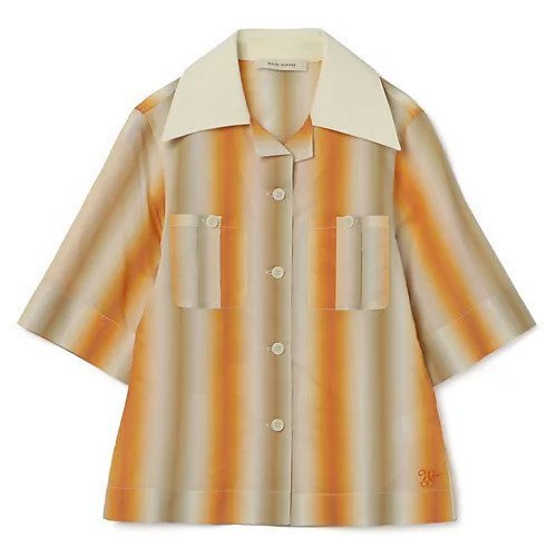 【ウェールズ ボナー/WALES BONNER】のSUNRISE SHORT SLEEVE SHIRT インテリア・キッズ・メンズ・レディースファッション・服の通販 founy(ファニー) https://founy.com/ ファッション Fashion レディースファッション WOMEN トップス・カットソー Tops/Tshirt シャツ/ブラウス Shirts/Blouses 2022年 2022 2022 春夏 S/S Ss,Spring/Summer,2022 グラデーション Gradation シルク Silk ストライプ Stripe ポケット Pocket |ID: prp329100004444834 ipo3291000000031821289