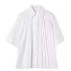 【チノ/CINOH】のSUPIMA C/PE/PU PLEATS SHIRT 人気、トレンドファッション・服の通販 founy(ファニー) ファッション Fashion レディースファッション WOMEN トップス・カットソー Tops/Tshirt シャツ/ブラウス Shirts/Blouses 2024年 2024 2024春夏・S/S Ss,Spring/Summer,2024 スーピマ Supima フロント Front プリーツ Pleats thumbnail WHITE|ID: prp329100004444850 ipo3291000000031821108