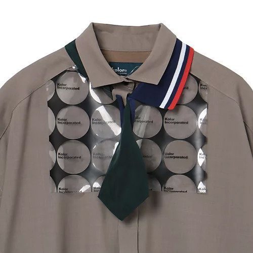 【カラー/kolor】のBlouse 人気、トレンドファッション・服の通販 founy(ファニー) 　ファッション　Fashion　レディースファッション　WOMEN　2022年　2022　2022 春夏 S/S　Ss,Spring/Summer,2022　コンビ　Combination　チュニック　Tunic　ミックス　Mix　ロング　Long　other-3|ID: prp329100004444857 ipo3291000000032164296
